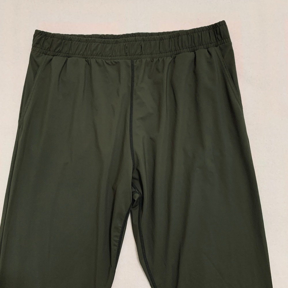 ZYIA Women's Elastic Waist Ankle Active Versatile Pants Stretch Comfort Green XL - Picture 4 of 12